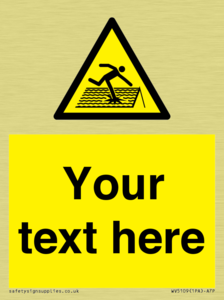 Custom Figure on Roof Sign